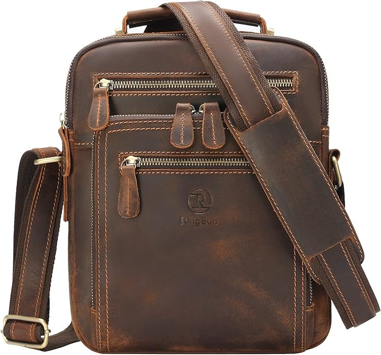 Dark Brown 12x24 Full Grain Leather Sheets for Crafting – 2mm Thick by RingSun